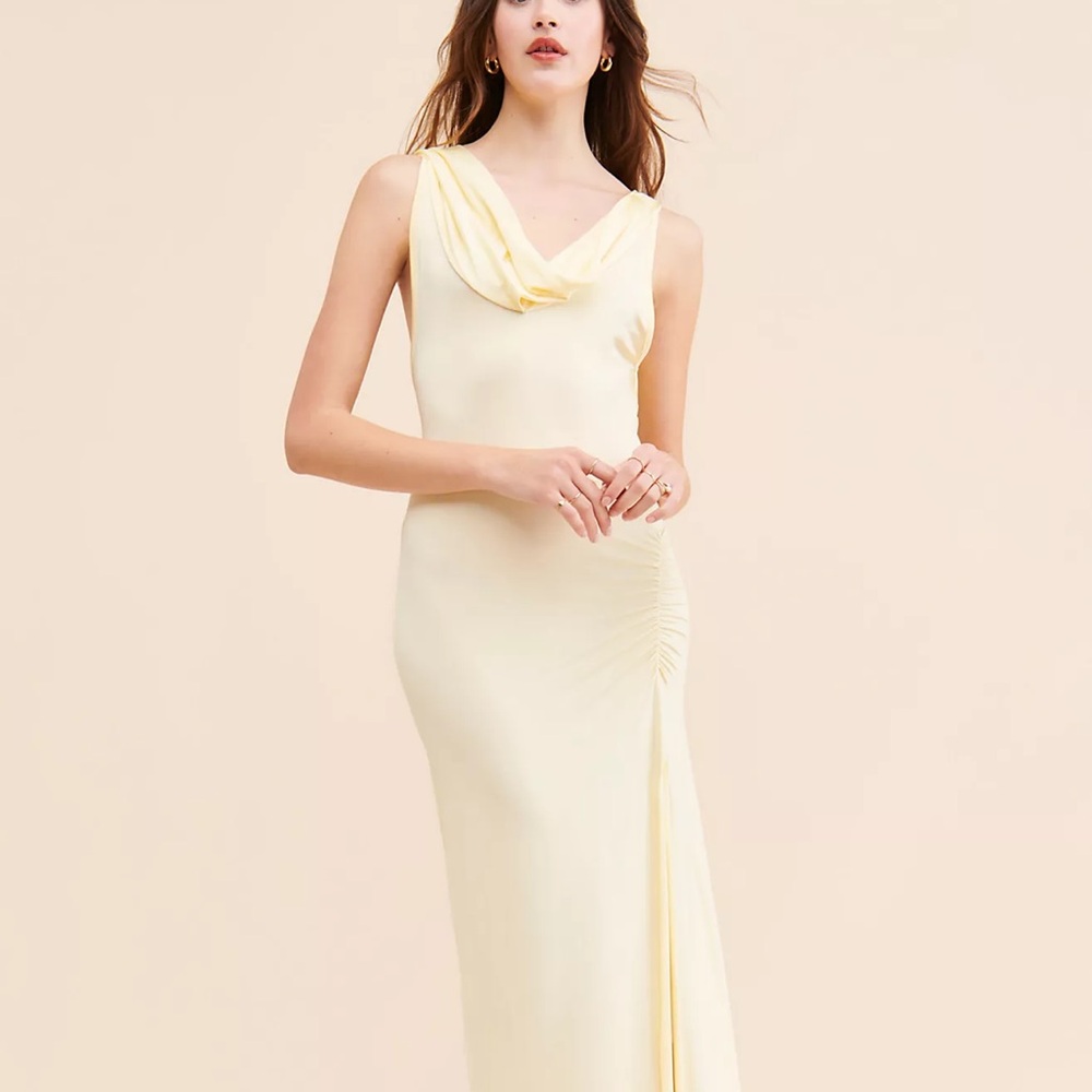 Free People Yellow Maxi Dress